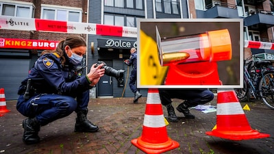 Horecazaak beschoten, omstanders zien kogels op straat liggen