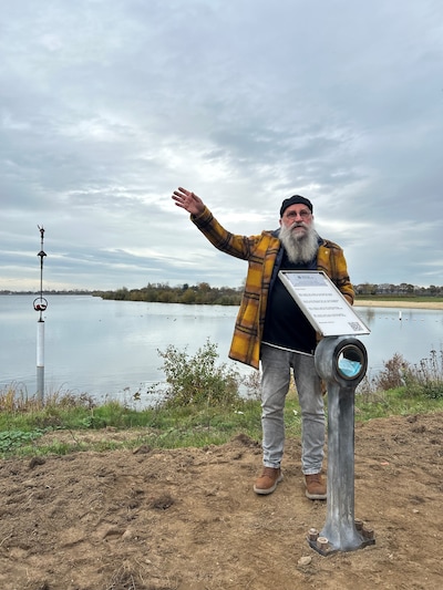 Kunstwerk De Kameleon onthuld bij Kraaijenbergse Plassen