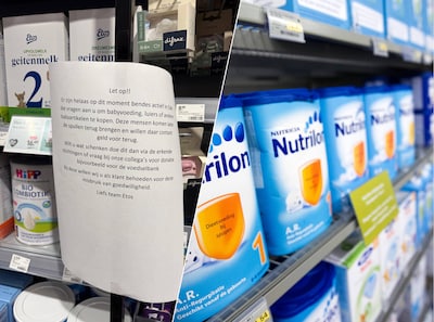 Met briefje waarschuwt drogisterij voor opmerkelijke oplichterstruc met babyvoeding