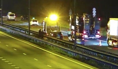 Forse vertraging op A1 door ongeluk bij Barneveld