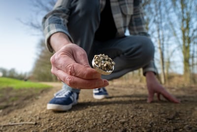 Plok, plok, doen de staalslakken tegen de magneet: deze gemeente laat omstreden afvalproduct met met