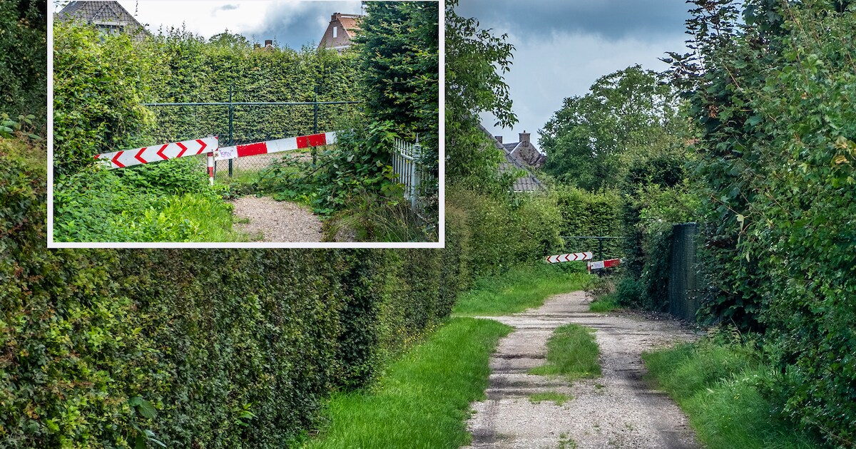 Buurman sluit landweggetje ‘zomaar’ af: ‘Ineens moeten we een heel stuk omlopen’