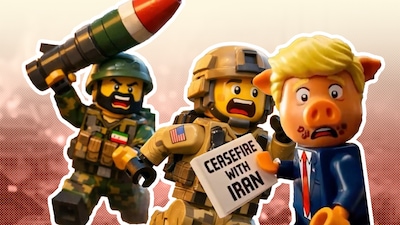 Trump compleet belachelijk gemaakt door Iran met vrolijke lego-animaties: ‘Zeer uitgekookt’