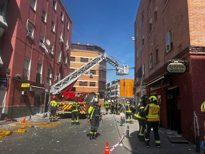 Dode gevonden onder puin van ontploft café in Madrid