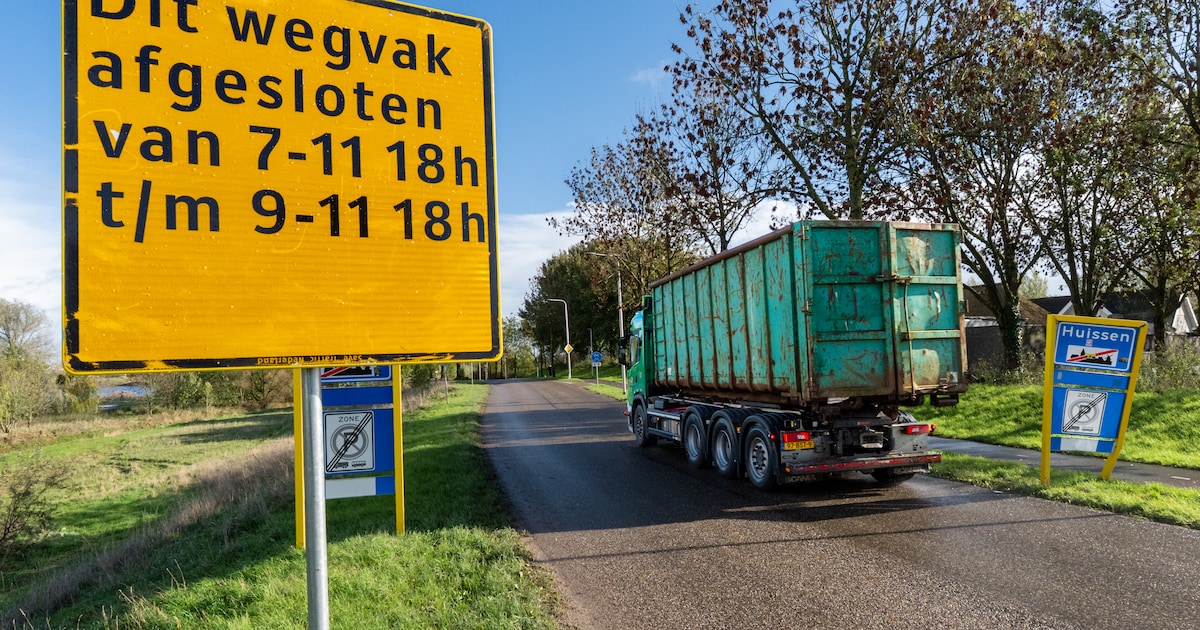 Geen auto’s op de pont en bedrijventerrein dicht: dit moet je weten over de wegwerkzaamheden in Huis