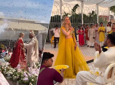 Nederlandse vrouw gaat viral in India door dansje op bruiloft: ‘Dit is zo lief’