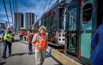 Hoe kon een tram op de Erasmusbrug op volle snelheid botsen? Dit weten we nu