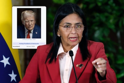 Venezolanen woedend op Trump die deelt dat hij de ‘huidige president’ van het land is