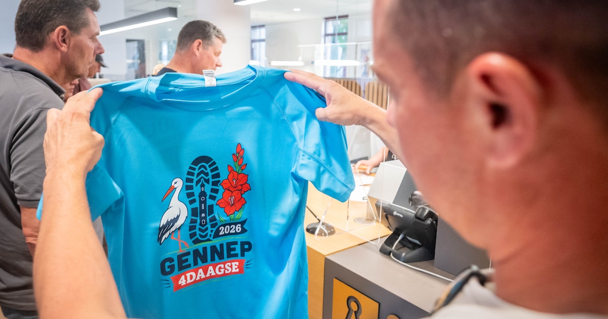 Het nieuwe Gennepse Vierdaagseshirt onthuld: ‘Dan heb je toch wel een trots gevoel’
