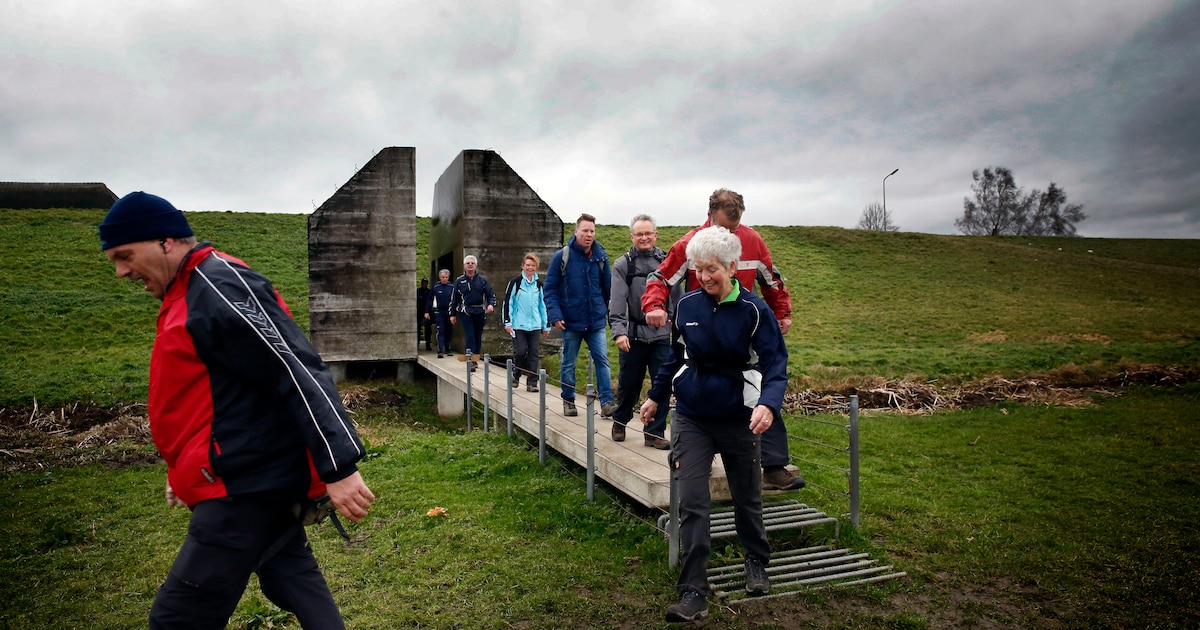 Winterwandeling bij Museum ‘Grebbelinie in het vizier’ in Woudenberg