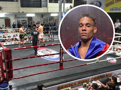 Lamar Wilsterman maakt in Zuidoost-Azië naam als Muay Thai-vechter: ‘Ik schop liever tegen mensen da