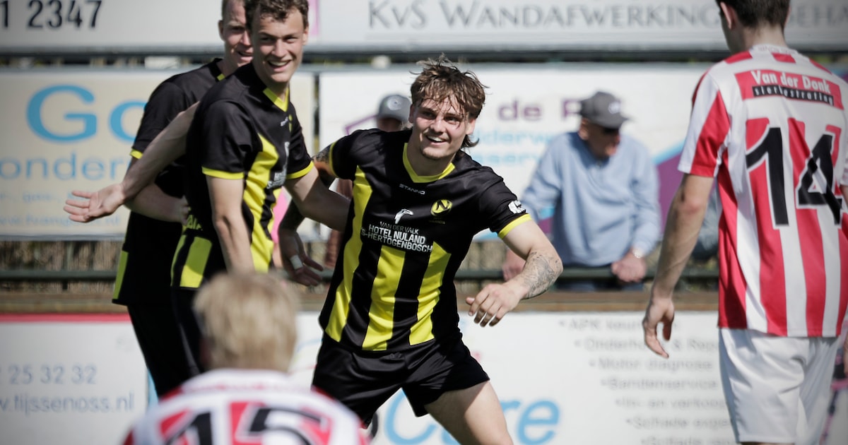 Jasper begon dit seizoen bij het tweede, maar is nu topscorer en derbyheld bij Nulandia: ‘De belangr