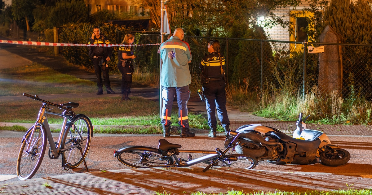 Fietser gewond na botsing scooter op Meridiaan in De Meern