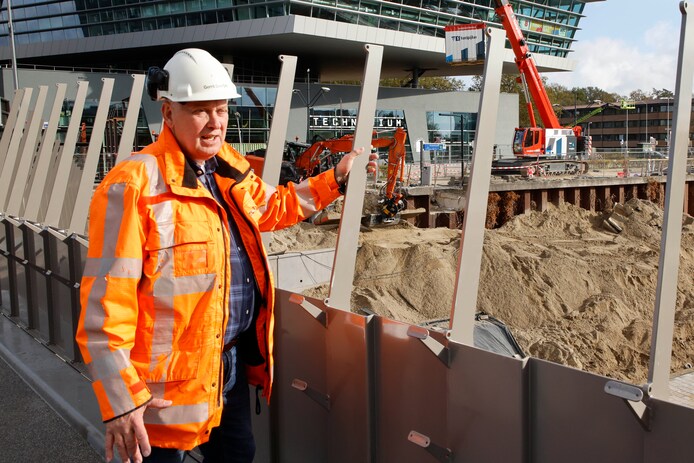 Krap tijdsframe voor megaklus station Heyendaal, maar de loopbrug ligt ...