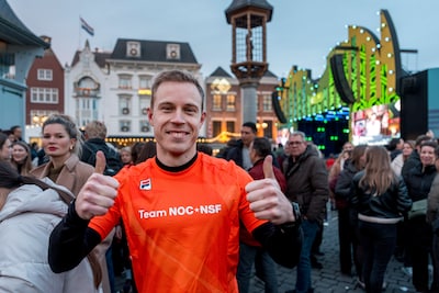 Jochem rent 63 kilometer naar het Glazen Huis: ‘Toen ik het doel hoorde, wilde ik ernaartoe’