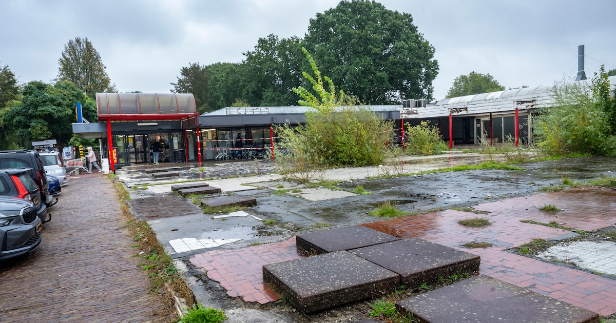Buren zien verpauperd winkelcentrum negen jaar na brand verder aftakelen: ‘De toestand is erbarmelij