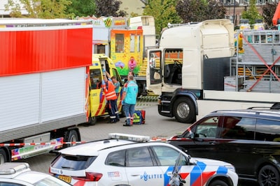 Ernstig ongeluk bij opbouw kermis in Tiel, ook traumahelikopter opgeroepen