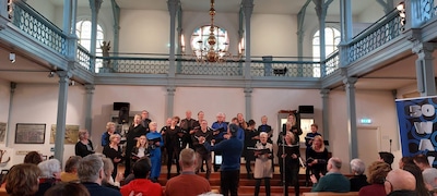 Twee optredens van koor 50WAYS in aula Karel de Grote college