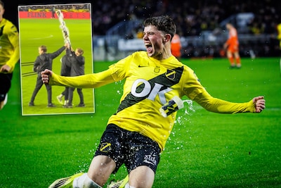 Dubbel feest voor ballenkinderen NAC Breda: grote stapels bekers met statiegeld na winnende goal