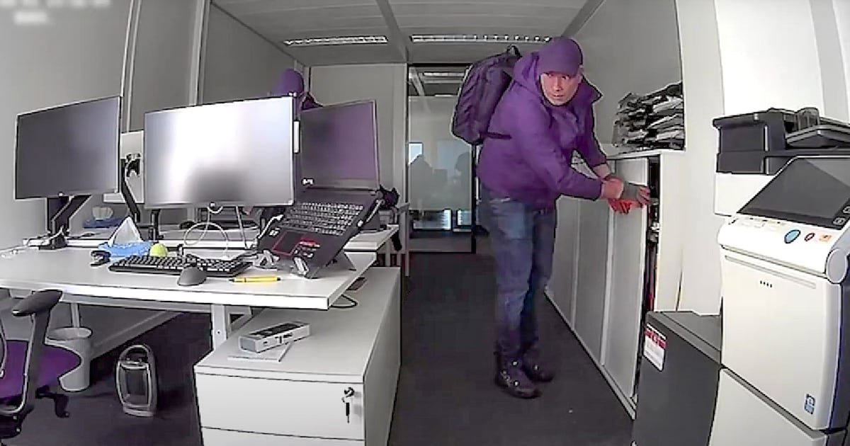 Inbrekers wissen vingerafdrukken, maar staan wel op beeld van in plant ...