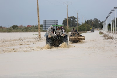 Tienduizenden mensen geëvacueerd in Marokko, op veel plaatsen staan straten blank