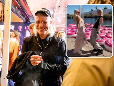 Na viraal optreden op Coachella danst Joost Klein samen met Paris Hilton