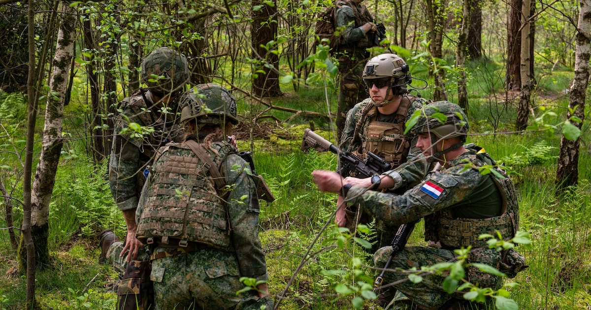 Militaire oefening bij Weert en Bergeijk