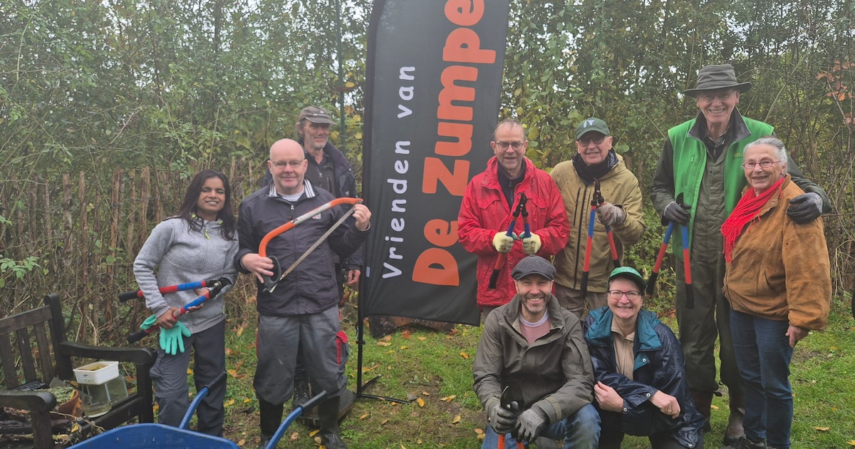Wilgen knotten en opslag verwijderen op 25ste landelijke natuurwerkdagen in Gelderland