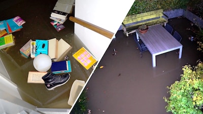 KIJK | Meter water in woningen na lek in hoofdwaterleiding