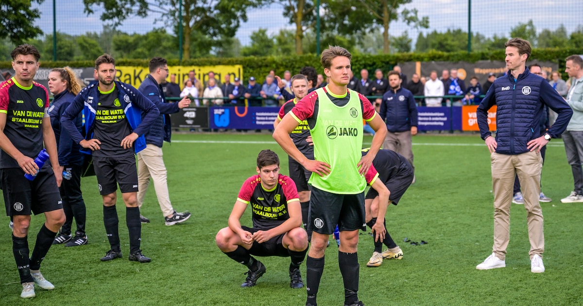 Zelfs de dorpszeskamp gooit de planning om voor de voetballers van Nieuwkuijk: ‘Waren écht heel dich