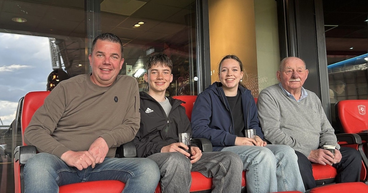 Nog één keer naar FC Twente: wens van Hengelose opa Gé komt uit