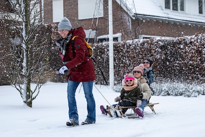 Grote kans op winters weer deze week: KNMI verwacht lokaal sneeuw tot 10 centimeter dik