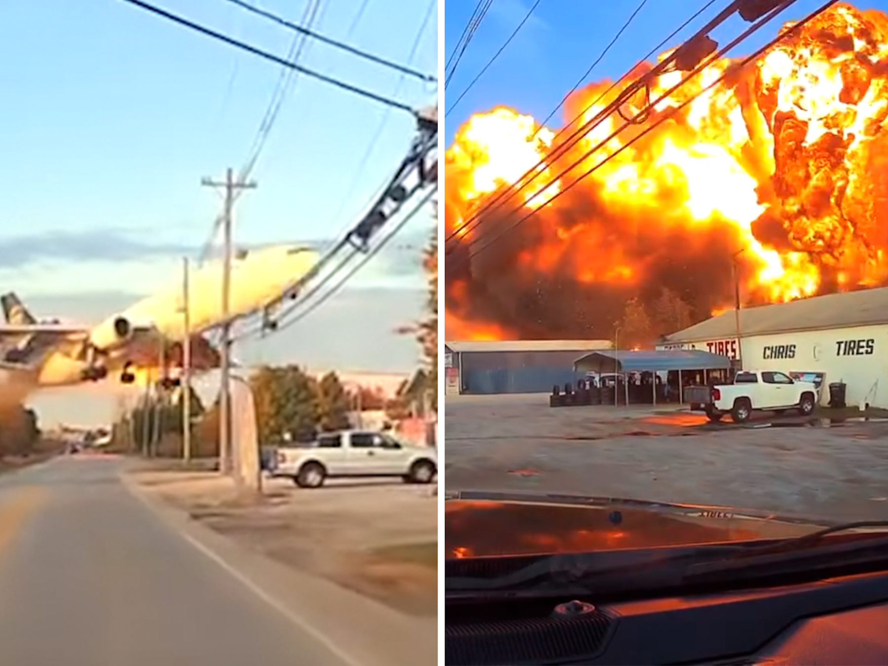 Nieuwe beelden tonen moment waarop UPS-vliegtuig neerstort