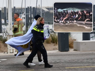 Hulpdiensten rukten massaal uit voor bootje vol migranten, maar dan blijkt: ze willen helemaal geen voet aan wal zetten