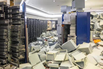 Duizenden opengebroken kluisjes: politie deelt nieuwe foto’s van bankroof Gelsenkirchen