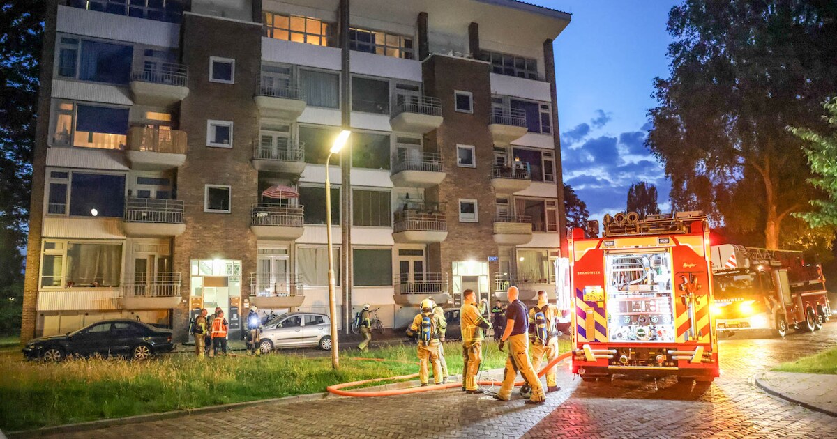 Appartement onbewoonbaar na brand aan Vreeland in Amersfoort, buren na evacuatie weer thuis