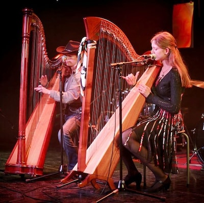 Harpduo BitterLight treedt op in Nijmegen