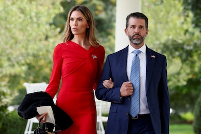 Donald Trump jr. verlooft zich voor derde keer, ditmaal met model Bettina Anderson